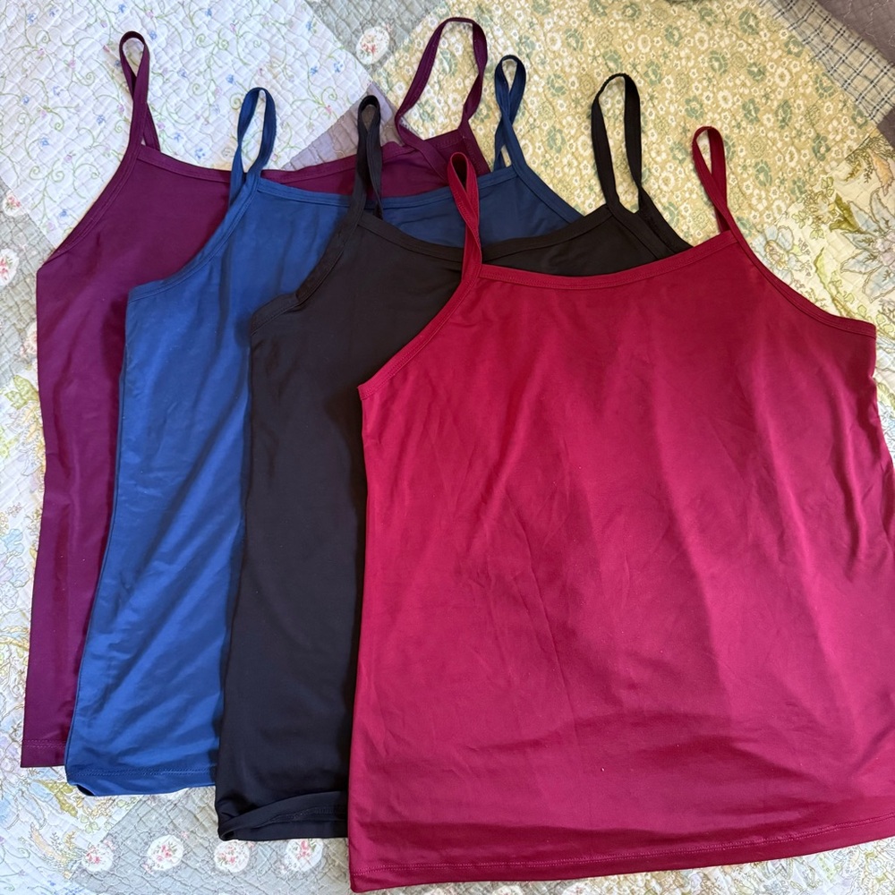 LuLaRoe Women's Camisole Set - Burgundy, Blue, Black